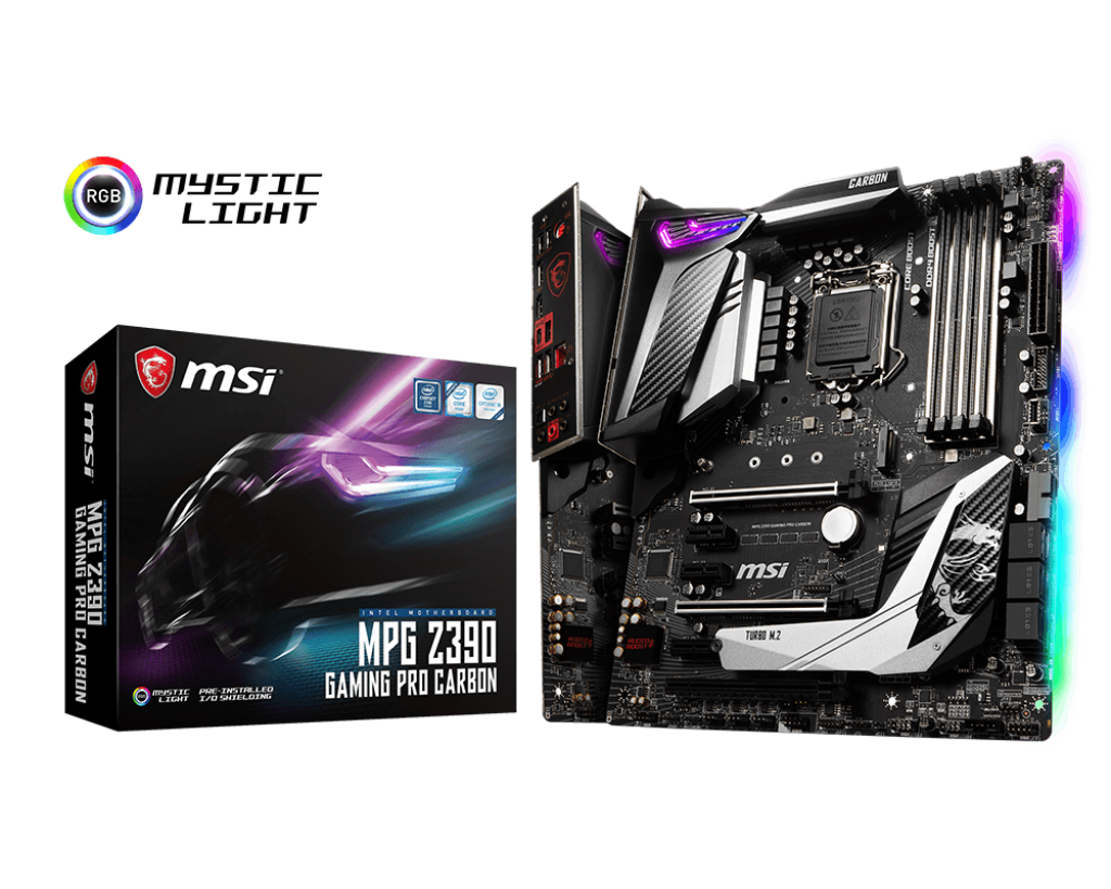 CPU gaming PC HM-Z390 MSI MPG Z390 Gaming Pro Carbon - Motherboard Specifications On